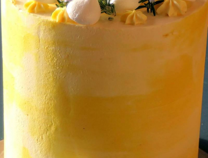 decoration tarte avec meringue suisse ferme idée gateau citron original