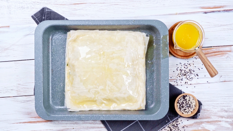idee recette grecque beurre fondu plat rectangulaire