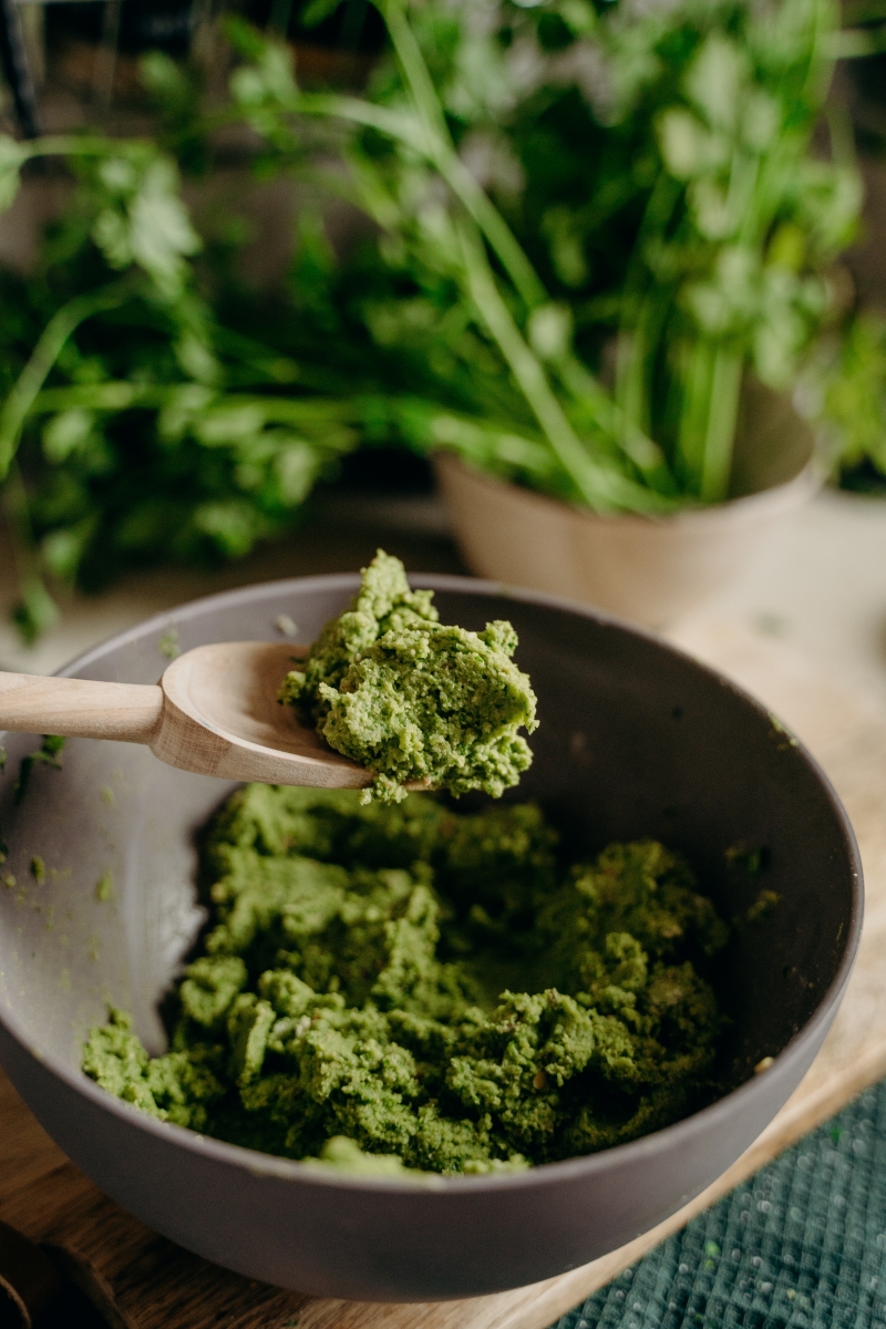 Ετοιμάστε Συστατικά Σπανάκι Φάτε Πράσινα Λαχανικά Ιδέες συνταγών