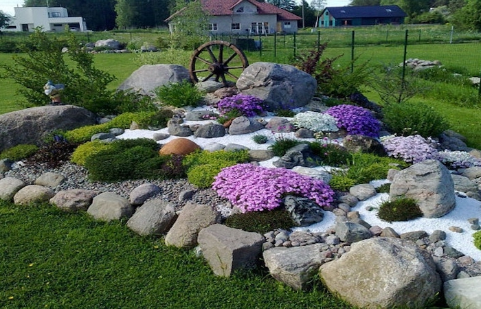 c'est simple amenager un massif de vivaces fleurs pendant toute l'annee