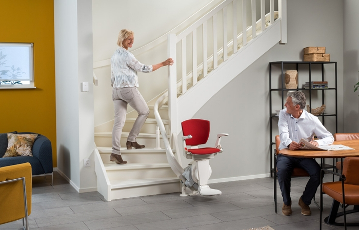 idee monte escalier accessibilite avec chaise mobile