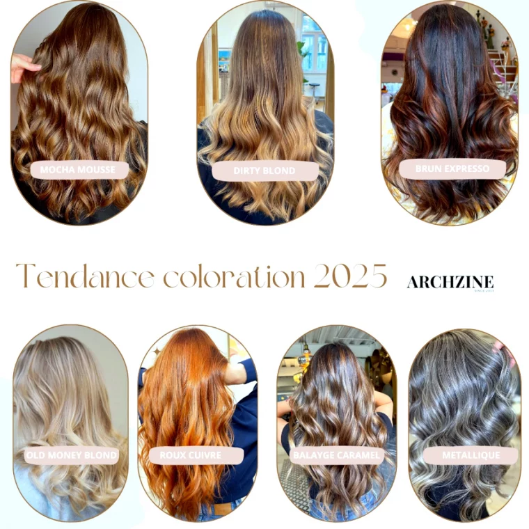 les tendances coloration de cheveux 2025