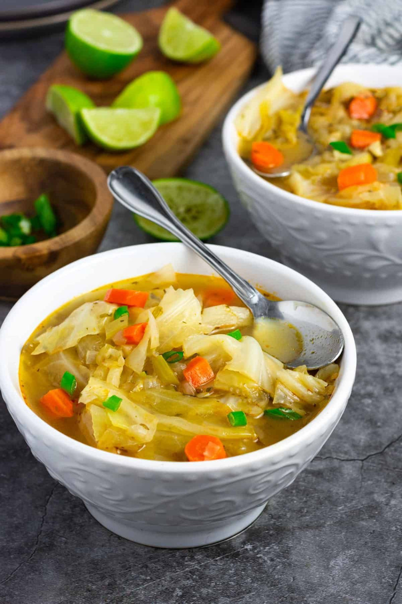 Cabbage soup recipe to quickly lose belly fat