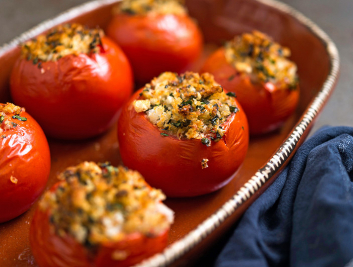 recette tomates farcies au four avec riz olives et épices