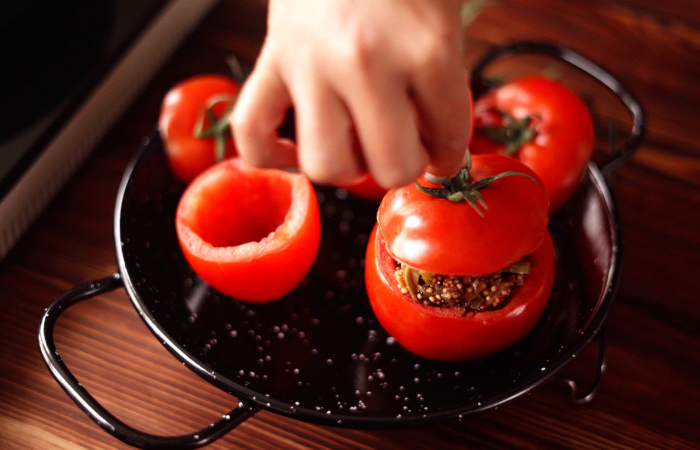 tomate farcies au four temps de cuisson environ 30 minutes