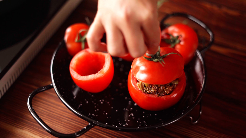 tomate farcies au four temps de cuisson environ 30 minutes