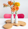 vase blanc chaise rose framboise decor cuisine