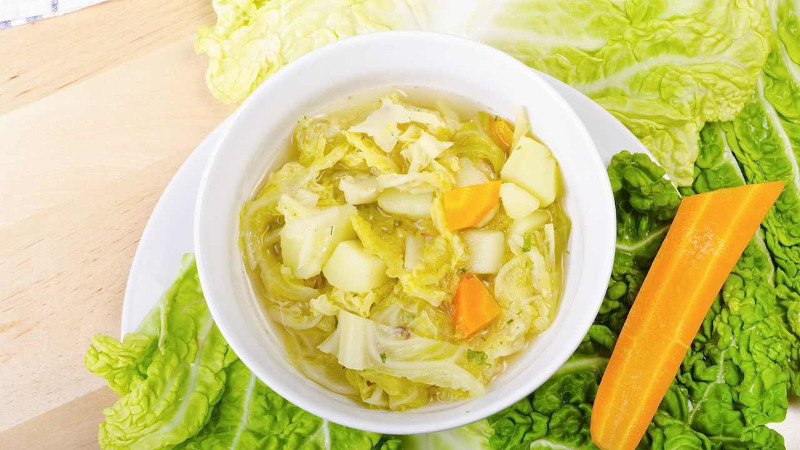 The real recipe for cabbage soup to lose weight