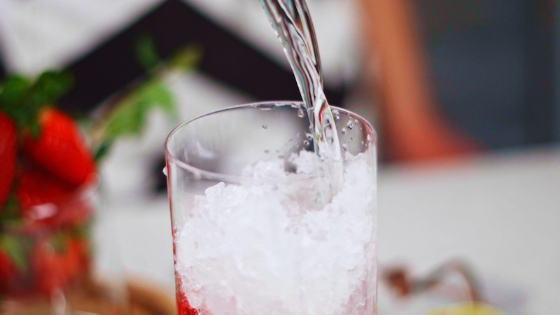 ajouter du rhum au verre exemple comment faire soirée cocktail boisson originale