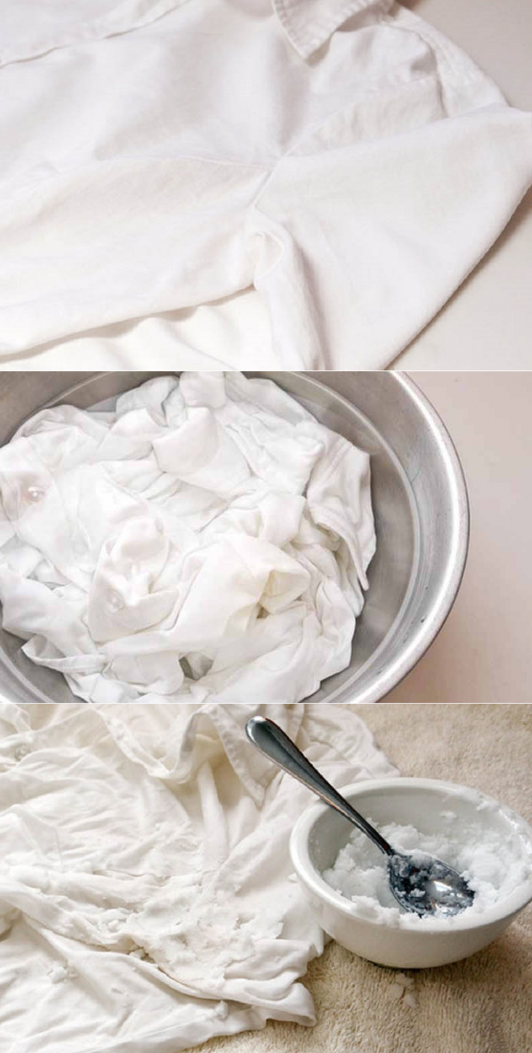 Comment blanchir un chemisier blanc qui a jauni ? Les meilleures astuces pour avoir des
