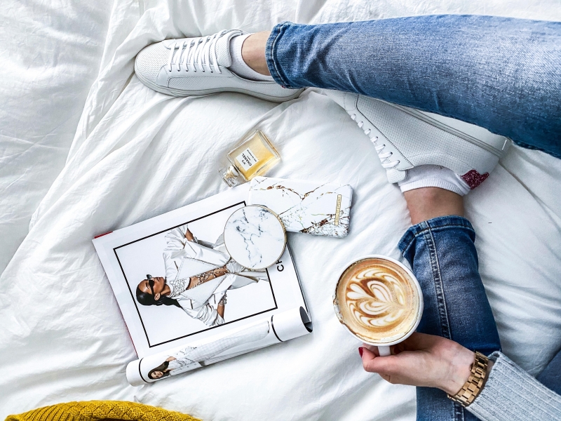 magazine cafe au lit art barista astuce pour nettoyer des baskets blanches femme