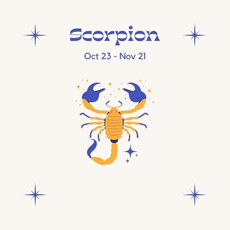 tan horoscope zodiac scorpio instagram post