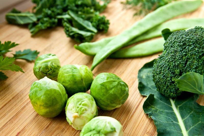 aliment alcalin bienfait brocolis verts et choux de bruxelles