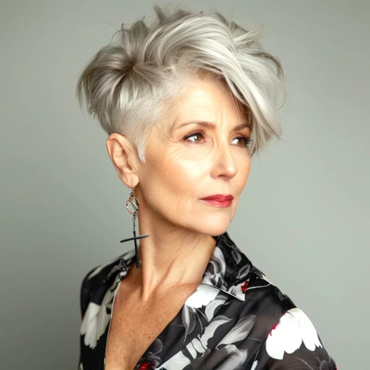 coupe courte pour cheveux fins femme 50 ans