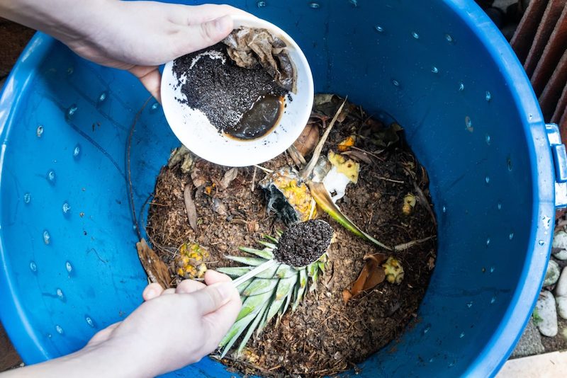 faire de l engrais nature avec du marc de café compost et autres ingredients organiques