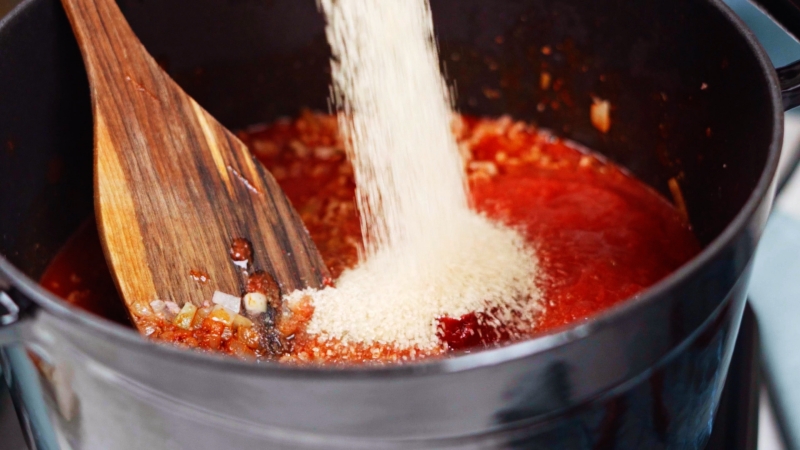 sucre de canne epices assaissonner sauce tomate recette mexicaine