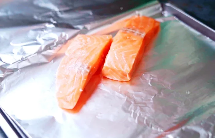 filets de saumon papier aluminium recette poisson four facile