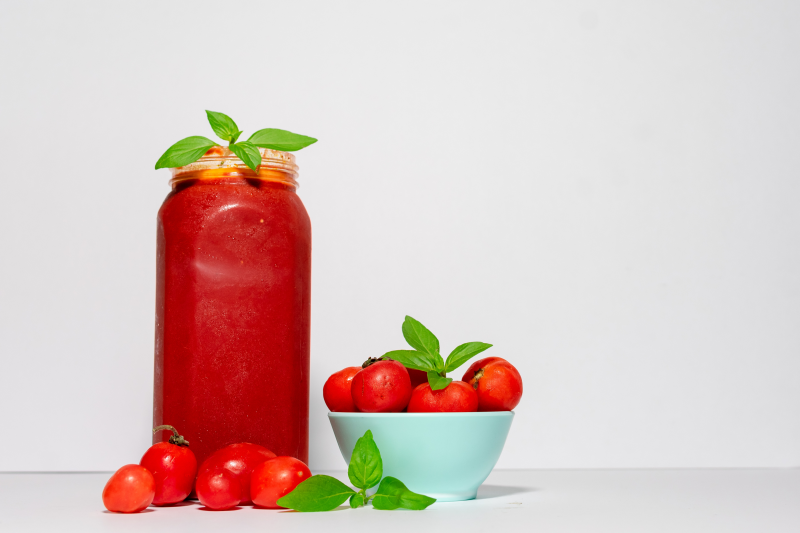 idee comment conserver des tomates bouteuille jus de tomates