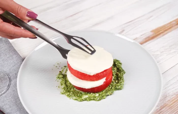 mettere la seconde tranche de mozzarella dessus idées salades froides simples légères