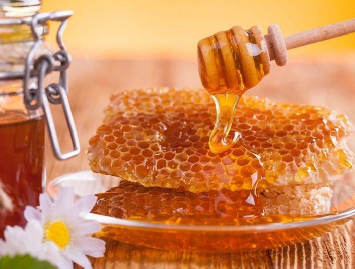quel aliment contient de liode bocal de miel