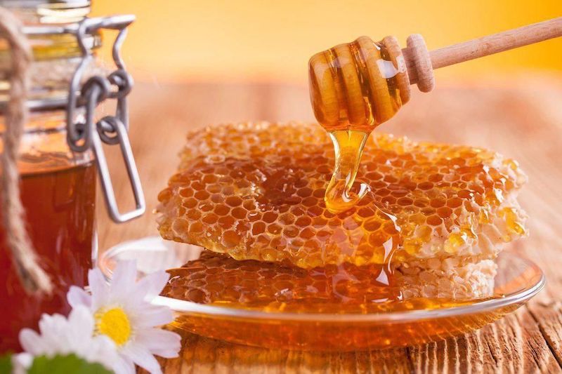 quel aliment contient de liode bocal de miel