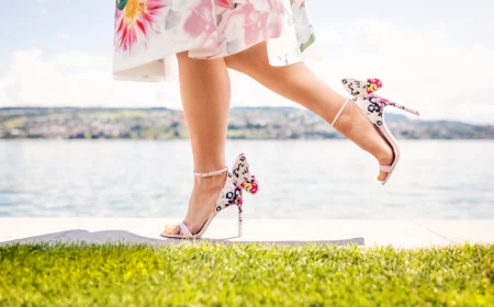 quelle chaussure avec une robe d'été motifs tendance fleurs