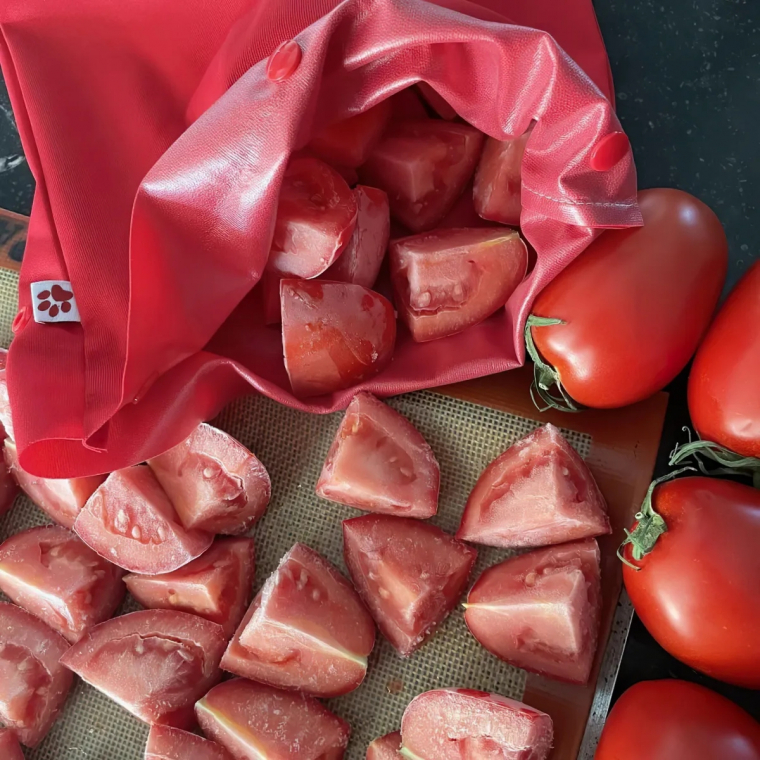 sac de congelation en silicone pour les legumes