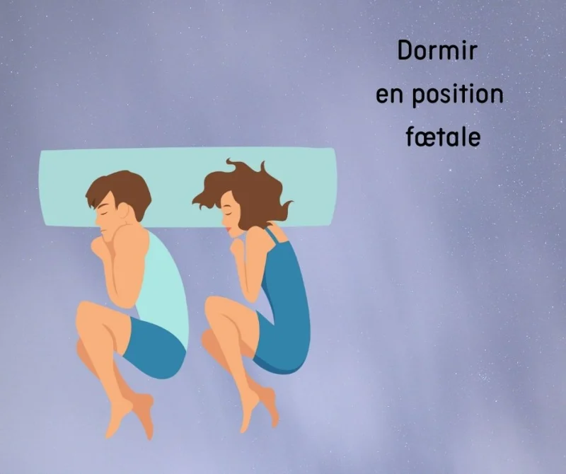 comment dormir position foetale signification idée test de personnalité traits de caractère sommeil