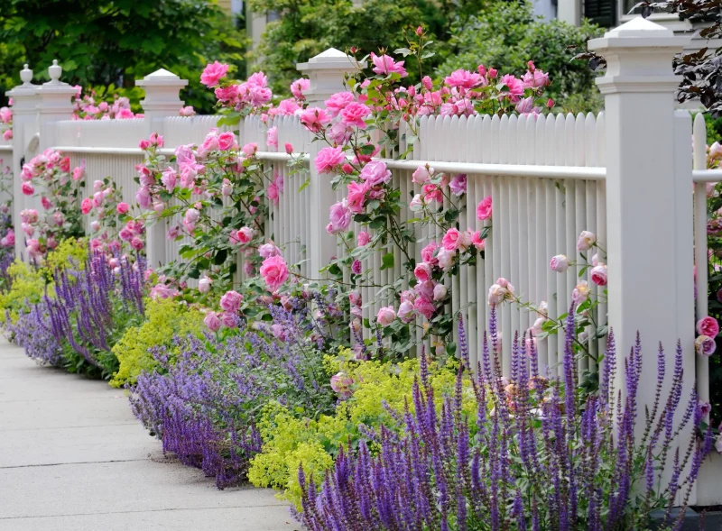 How to scare away aphids, pink lavender, and curbstone