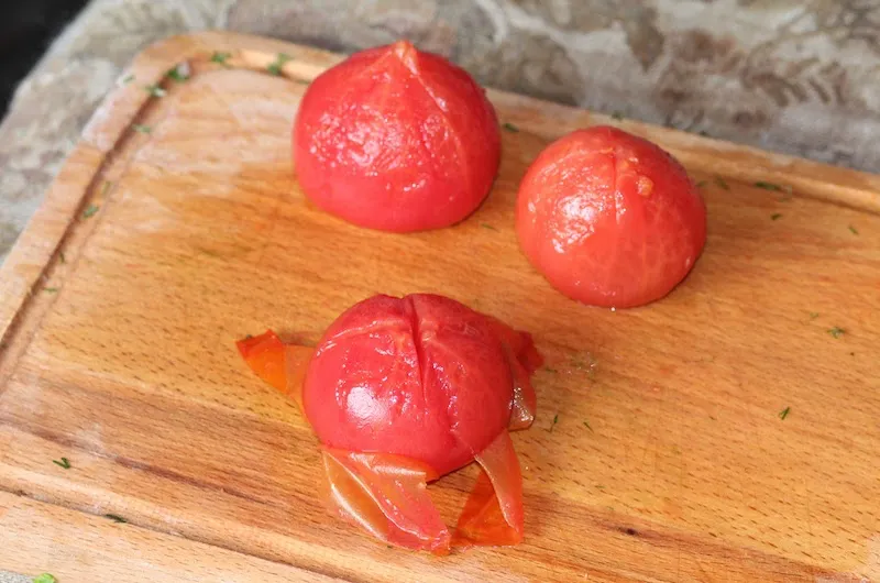 enlever peau tomate techniques pour emonder legume