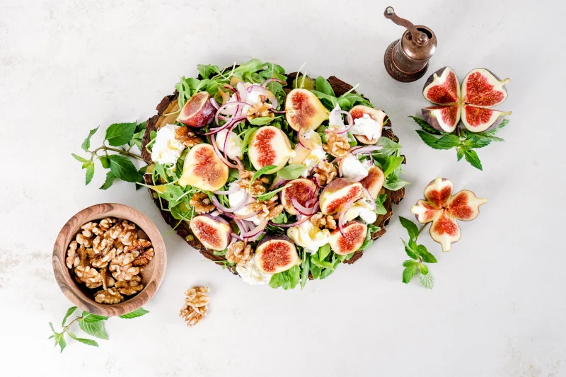 salade de figues noix planche poivre