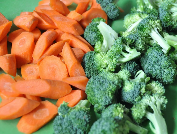 salades dete diete brocoli et carrotes