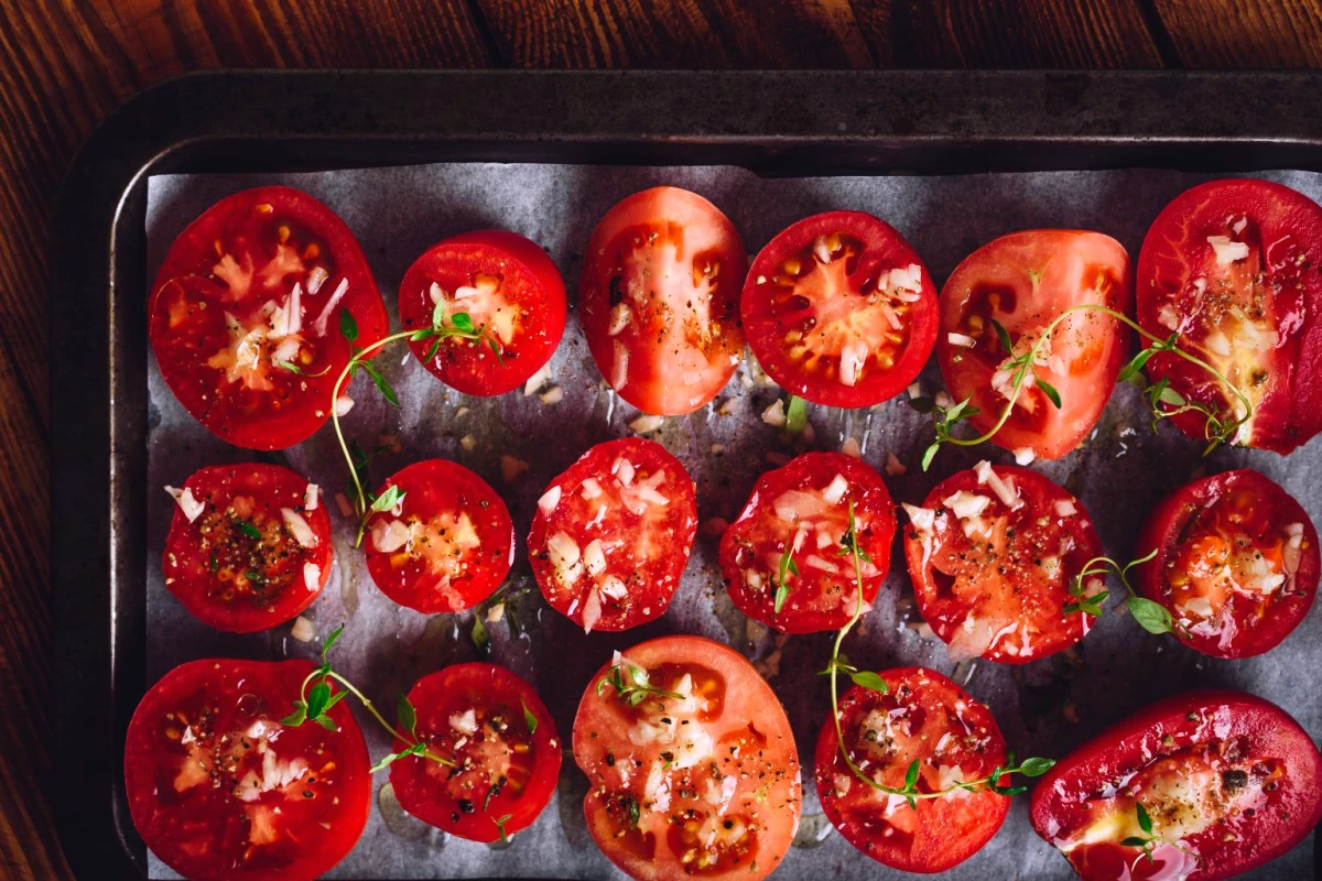 tomates sechees preparation au four