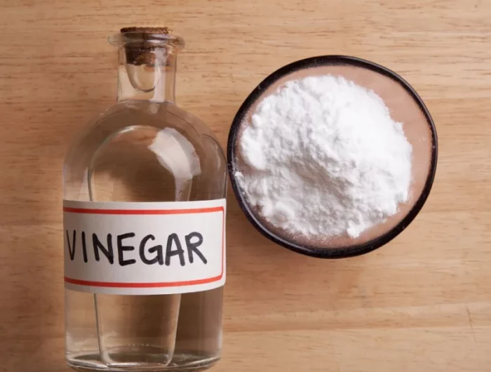 vinaigre blanc et bicarbonate de soude pour nettoyage plaque vitroceramique ou induction
