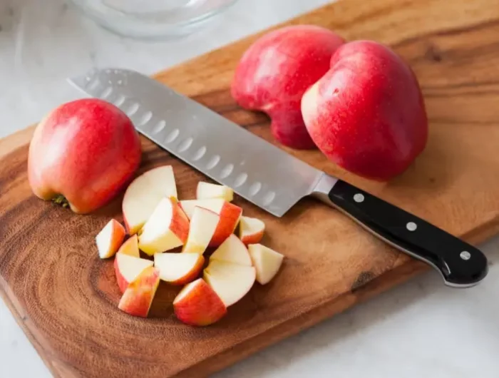 pourquoi mes pommes ne murissent pas coupr une pomme avec un couteau