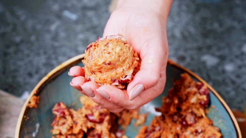 boulettes vegetariennes haricots epices ail oignon bol cuisine