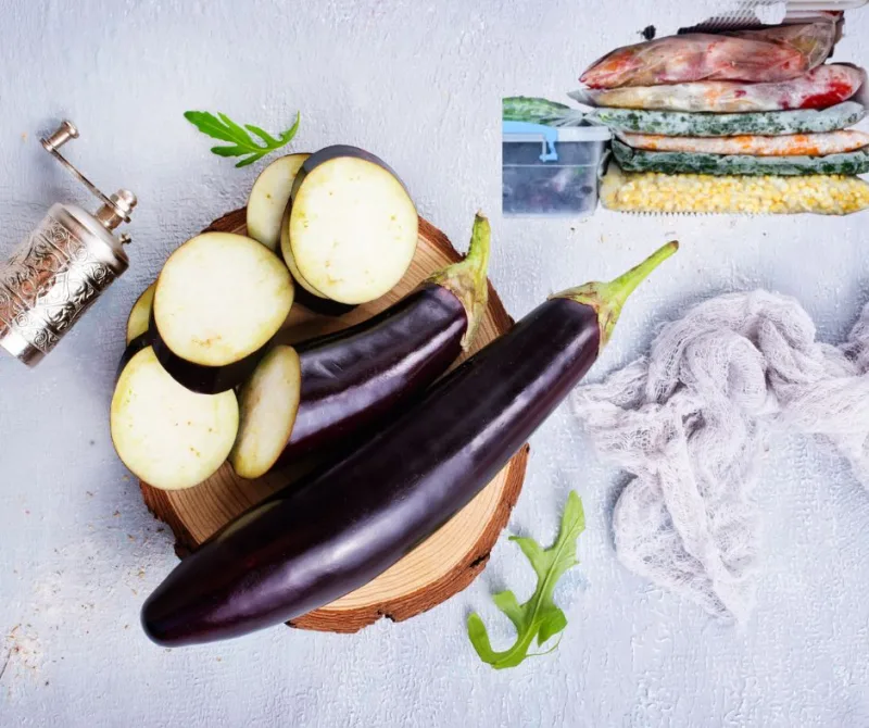comment conserver les aubergines astuces de congelation simples conserve de légumes
