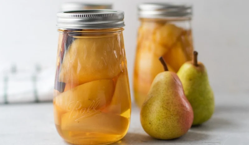 how to make preserves with pears pears compotes jars glass