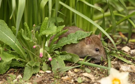 comment se débarrasser des rats dans le jardin feuilles vertes