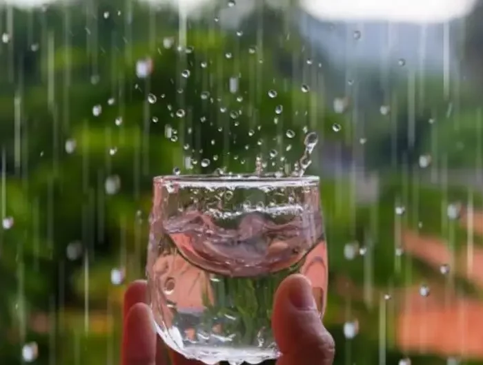 peut on boire l eau de pluie une verre qui capte les gouttes de pluie
