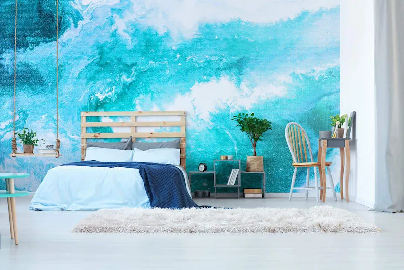 what color to paint bedroom zodiac sign fish sea foam