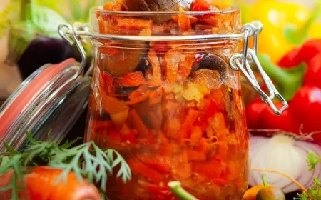 ratatouille en bocal fruits et legumes