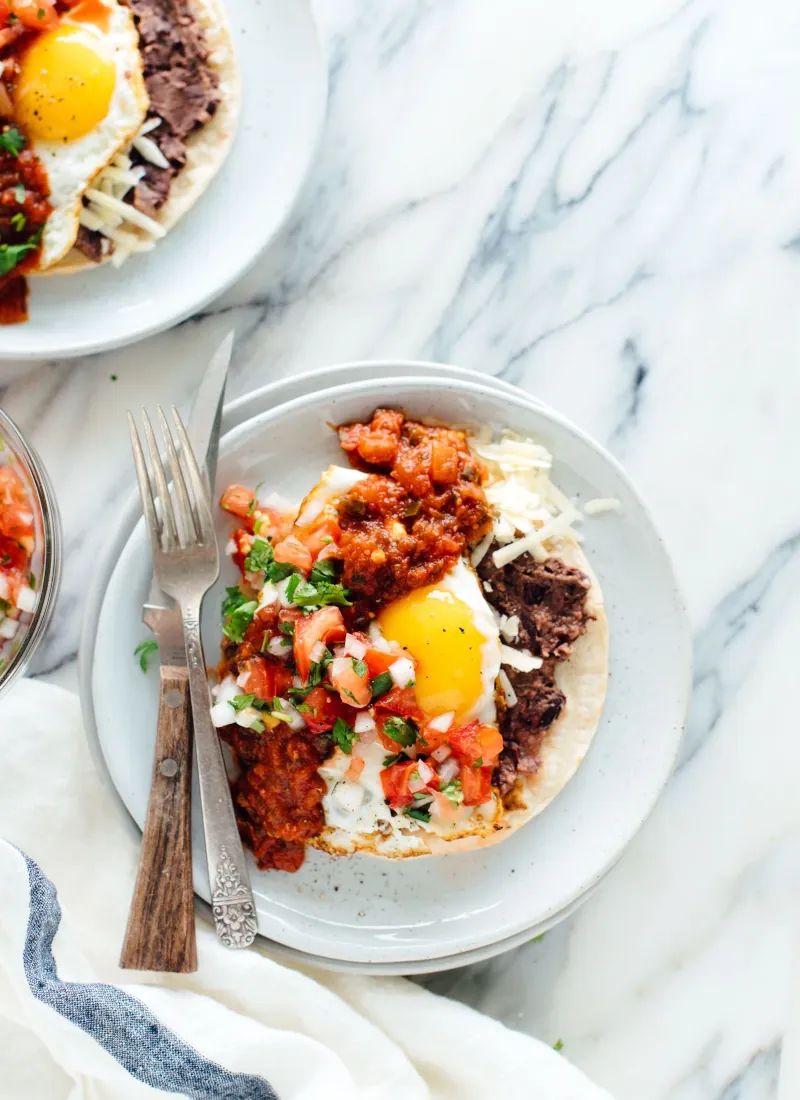 recette de huevos rancheros pour petit dejeuner