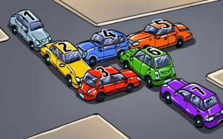 casse tete pour tester votre intelligence quelle voiture eliminer pour degager la circulation