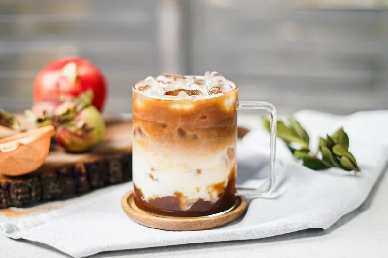 idée comment faire un café latte maison simple pomme caramel