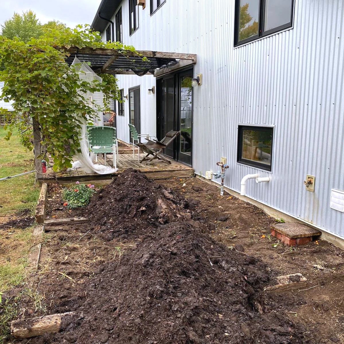 peut on planter dans du compost maison avec une cour