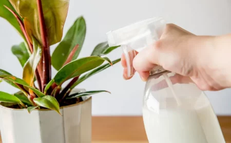 quel type de lait utiliser pour nettoyer les feuilles des plantes