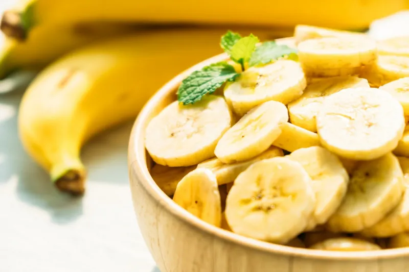 recette equilibre et bon pour le sante avec des bananes