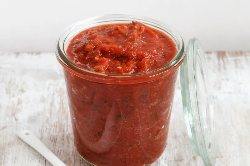 sauce epaisse de tomates pour utiliser dans les recettes