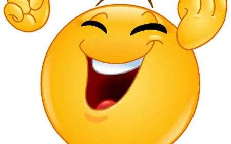 emoticone victorieux et heureux qui a découvert quelque chose